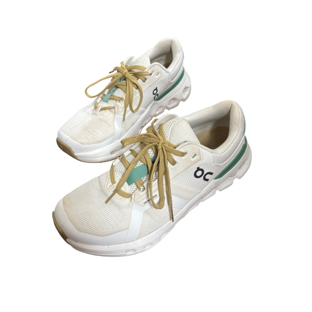 On Running Sneakers On - Cloudrunner 2 Undyed / Green Running Shoes  (US W 9.5)